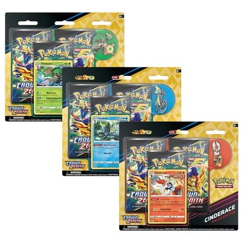Crown Zenith: Pin Collection Blister Pack Set — Crown Zenith