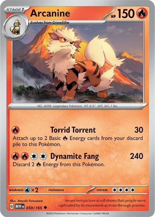 Arcanine — 151