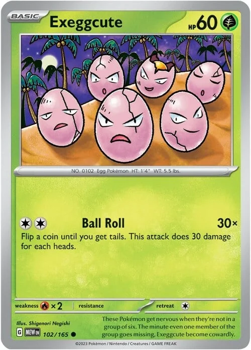Exeggcute — 151