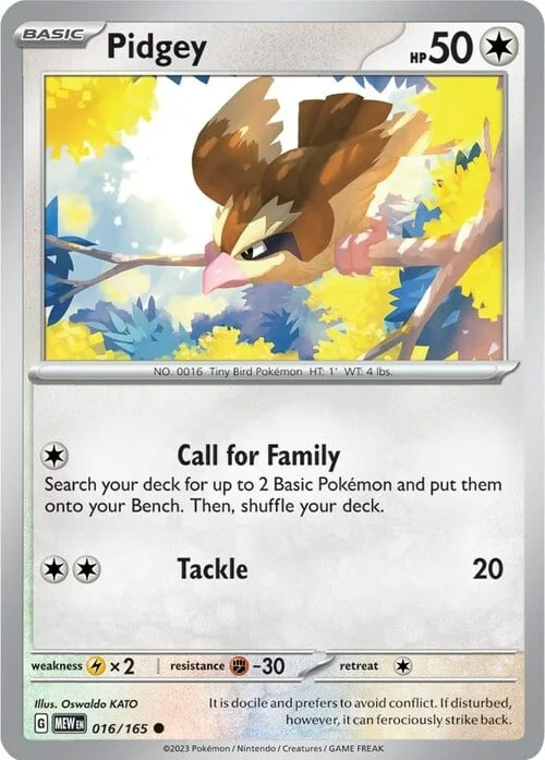 Pidgey — 151