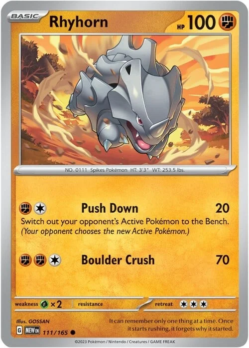 Rhyhorn — 151