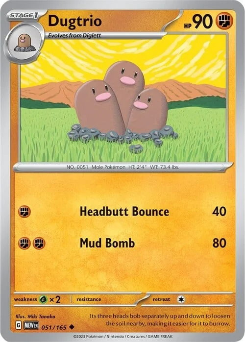 Dugtrio — 151