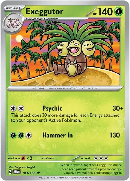 Exeggutor — 151