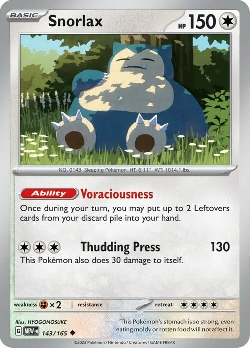 Snorlax — 151