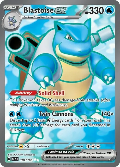Blastoise ex — 151