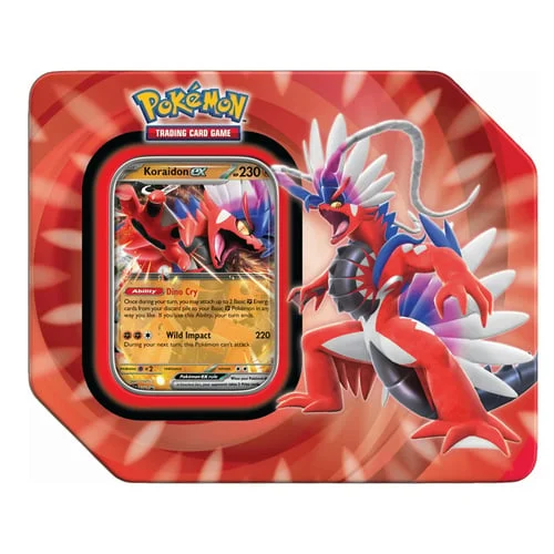 Paldea Legends Tins: Koraidon ex Tin — Paldea Evolved