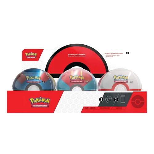 Poké Ball Tin Display — Paldea Evolved