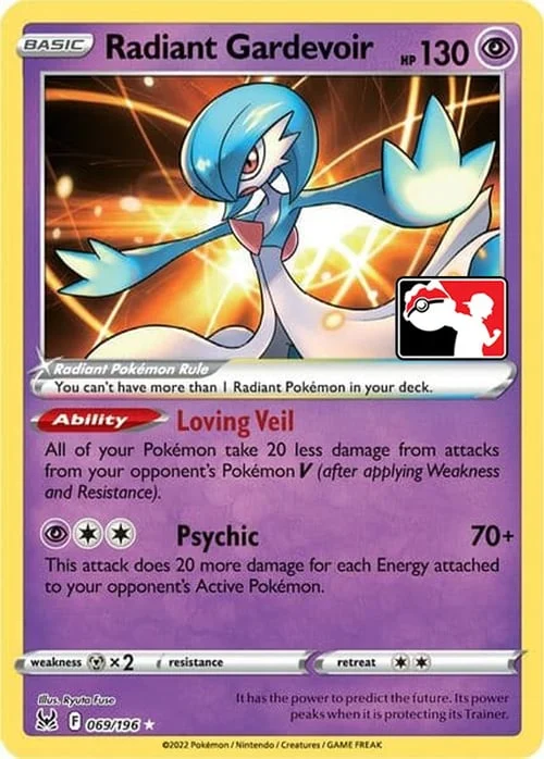 Radiant Gardevoir — Play! Pokémon Prize Pack Series
