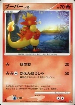 Magmar Lv.30 — Bastiodon the Defender