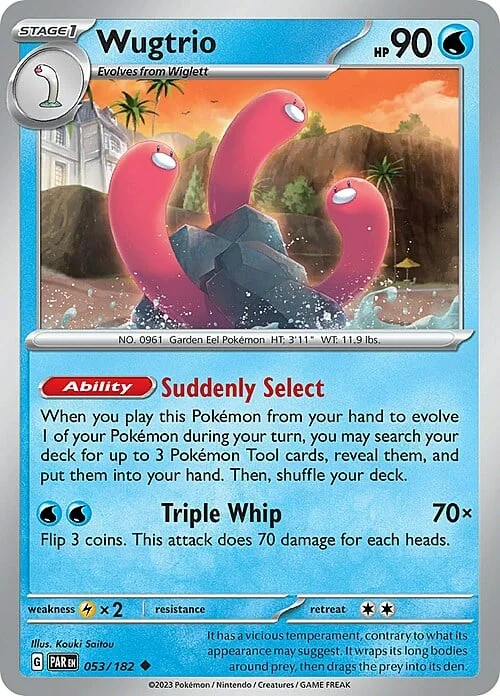 Wugtrio — Paradox Rift