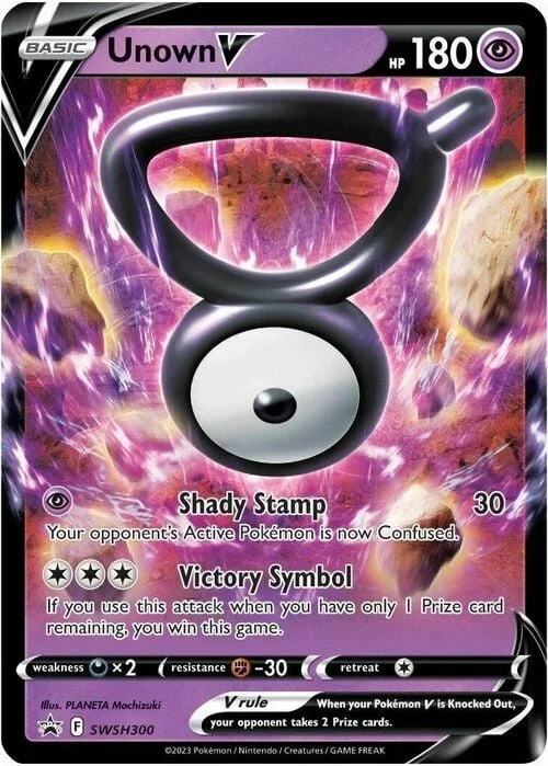 Unown V — SWSH Black Star Promos
