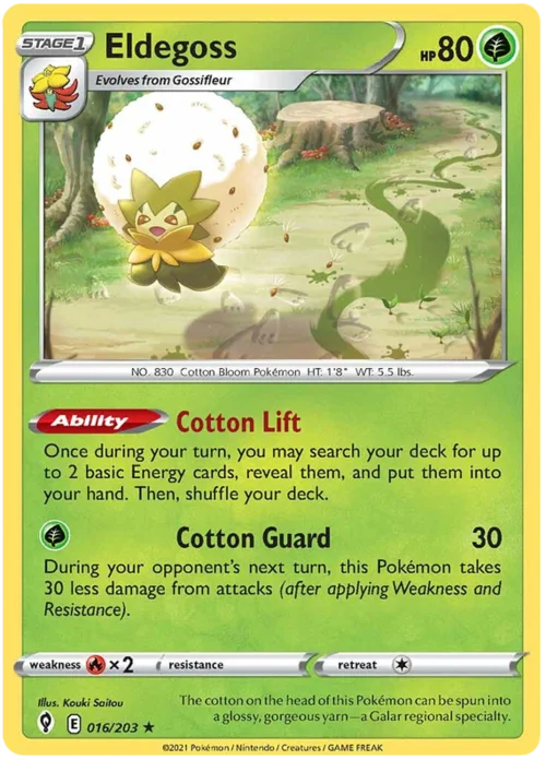 Eldegoss — Theme Deck & Blisters Exclusives
