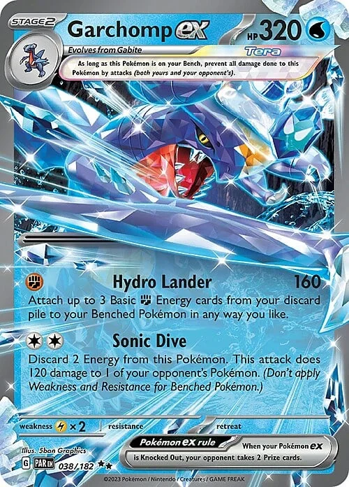 Garchomp ex — Paradox Rift
