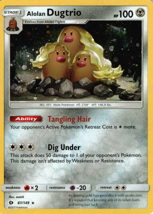 Alolan Dugtrio — Theme Deck & Blisters Exclusives