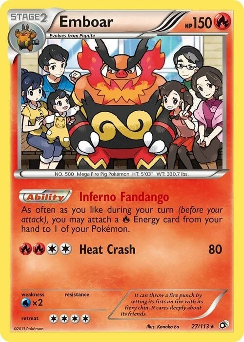 Emboar — Theme Deck & Blisters Exclusives