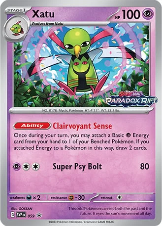 Xatu — SV Black Star Promos