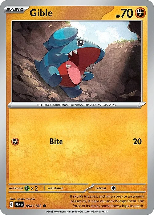 Gible — Paradox Rift