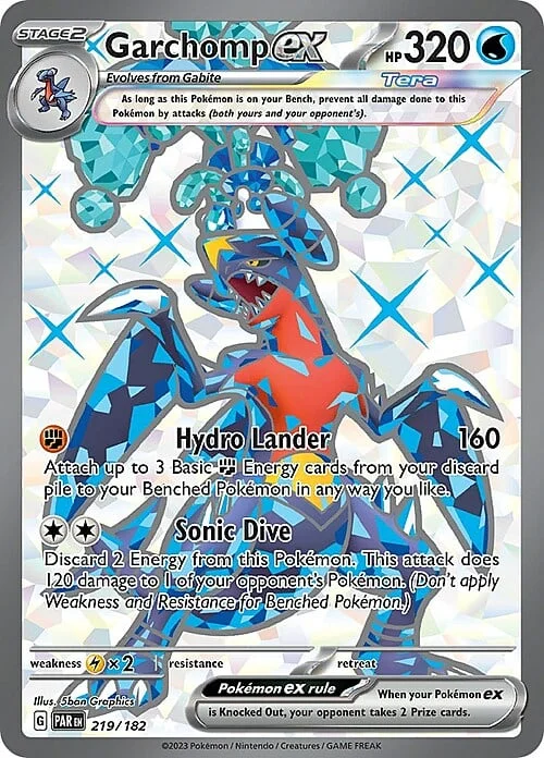 Garchomp ex — Paradox Rift