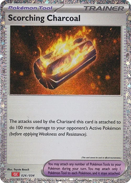 Scorching Charcoal — Pokémon TCG Classic: Charizard & Ho-Oh ex Deck