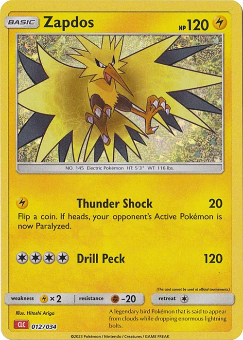 Zapdos — Pokémon TCG Classic: Charizard & Ho-Oh ex Deck