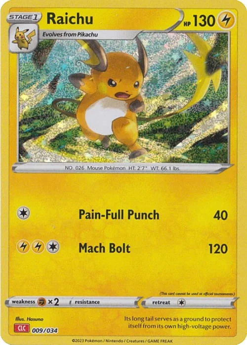 Raichu — Pokémon TCG Classic: Charizard & Ho-Oh ex Deck