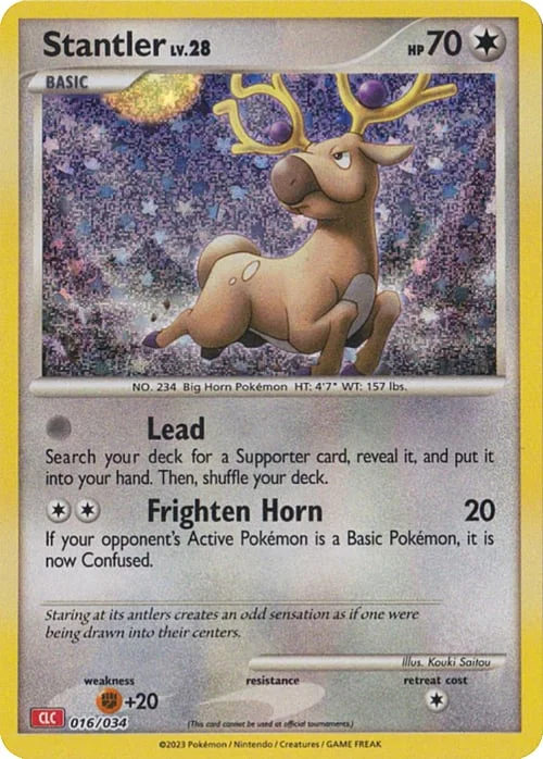 Stantler Lv.28 — Pokémon TCG Classic: Charizard & Ho-Oh ex Deck