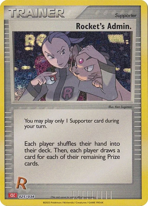 Rocket's Admin. — Pokémon TCG Classic: Charizard & Ho-Oh ex Deck