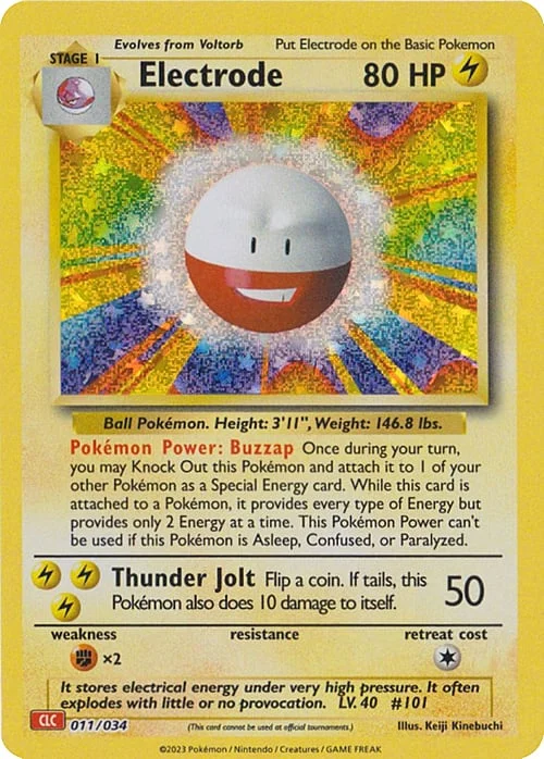 Electrode — Pokémon TCG Classic: Charizard & Ho-Oh ex Deck