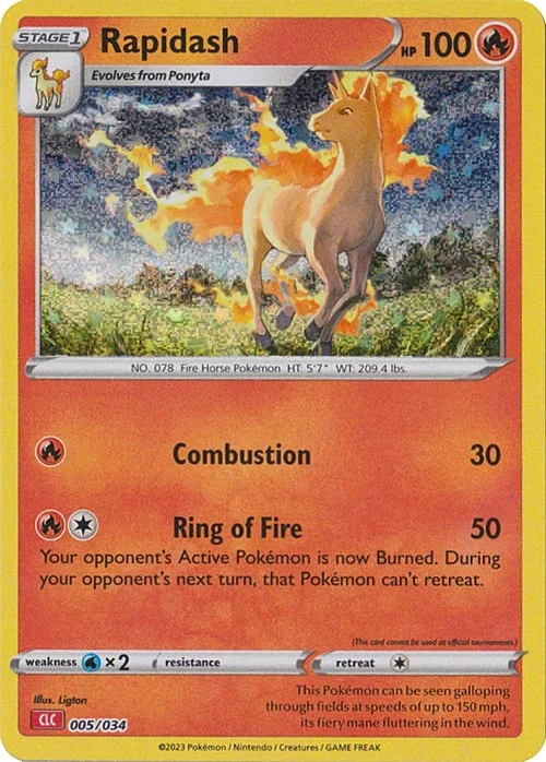 Rapidash — Pokémon TCG Classic: Charizard & Ho-Oh ex Deck