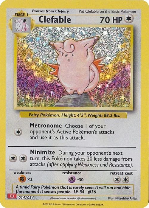 Clefable — Pokémon TCG Classic: Charizard & Ho-Oh ex Deck