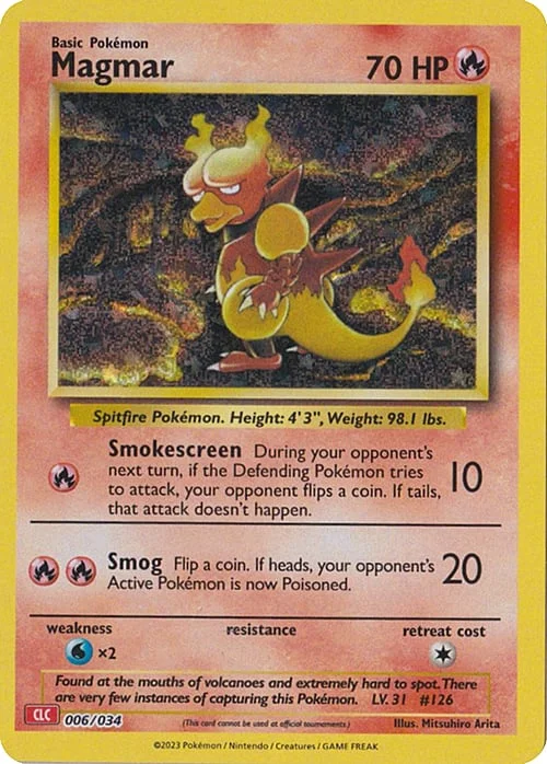 Magmar — Pokémon TCG Classic: Charizard & Ho-Oh ex Deck