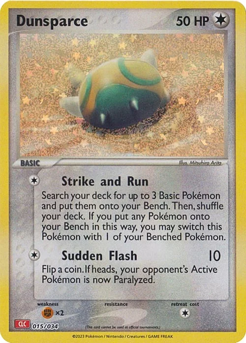 Dunsparce — Pokémon TCG Classic: Charizard & Ho-Oh ex Deck