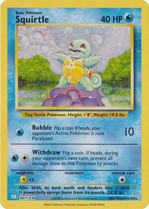 Squirtle — Pokémon TCG Classic: Blastoise & Suicune ex Deck