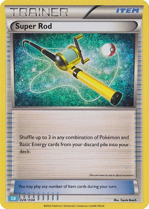 Super Rod — Pokémon TCG Classic: Blastoise & Suicune ex Deck