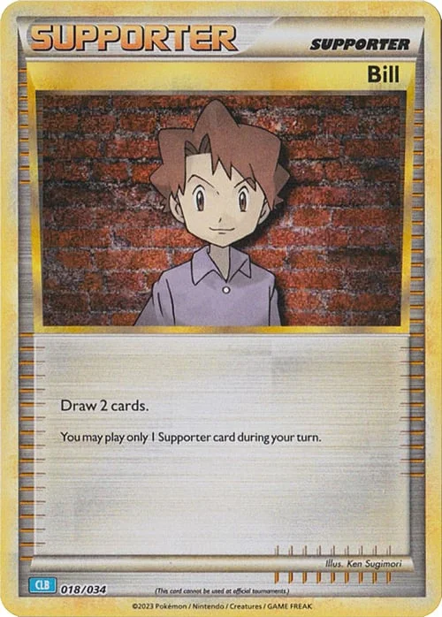 Bill — Pokémon TCG Classic: Blastoise & Suicune ex Deck