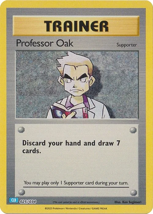Professor Oak — Pokémon TCG Classic: Blastoise & Suicune ex Deck