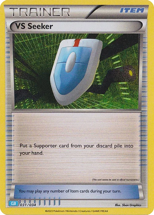 VS Seeker — Pokémon TCG Classic: Blastoise & Suicune ex Deck