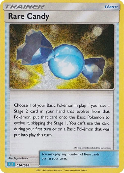 Rare Candy — Pokémon TCG Classic: Blastoise & Suicune ex Deck