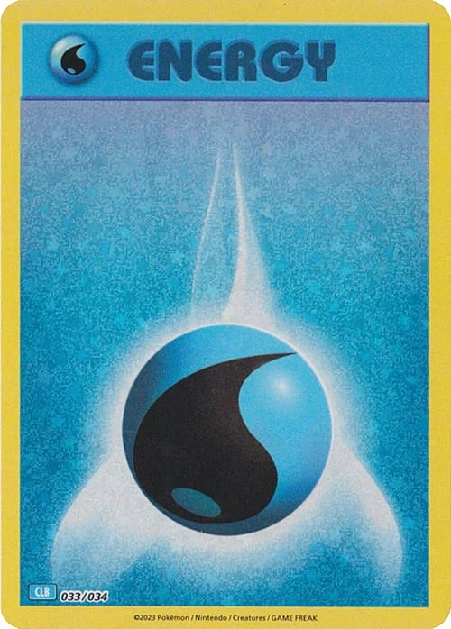 Water Energy — Pokémon TCG Classic: Blastoise & Suicune ex Deck