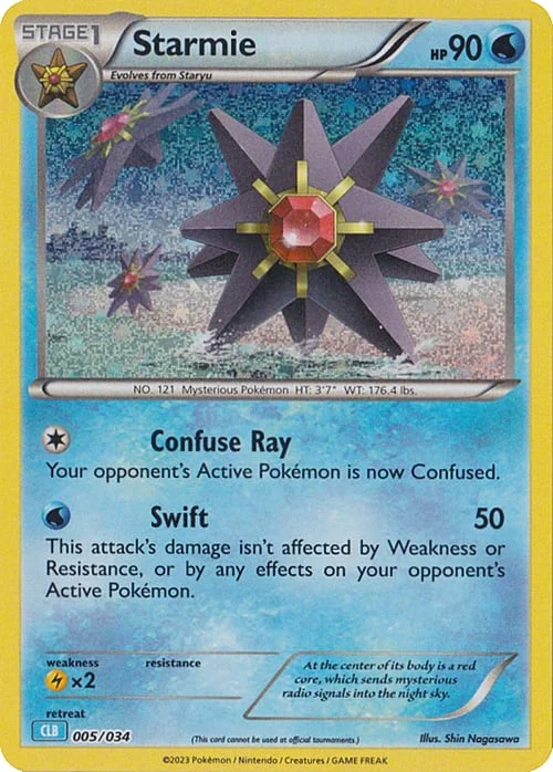 Starmie — Pokémon TCG Classic: Blastoise & Suicune ex Deck