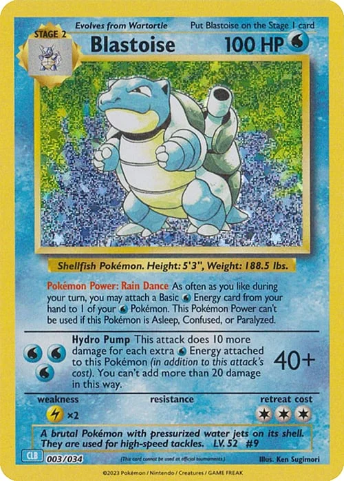 Blastoise — Pokémon TCG Classic: Blastoise & Suicune ex Deck