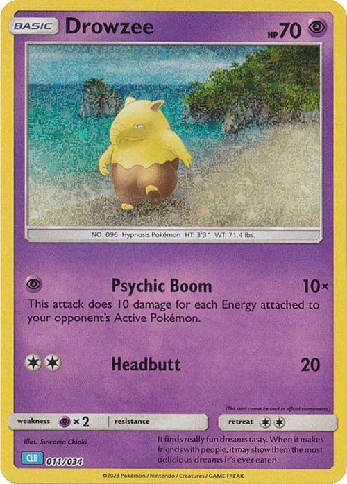 Drowzee — Pokémon TCG Classic: Blastoise & Suicune ex Deck