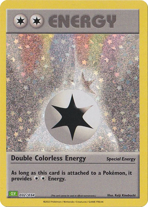 Double Colorless Energy — Pokémon TCG Classic: Venusaur & Lugia ex Deck