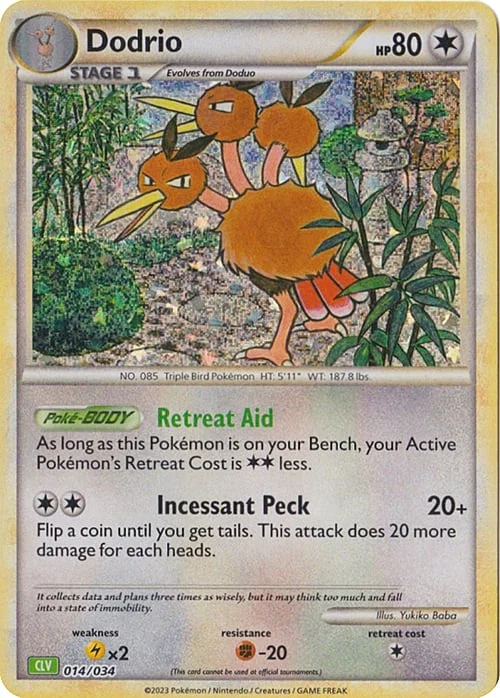 Dodrio — Pokémon TCG Classic: Venusaur & Lugia ex Deck