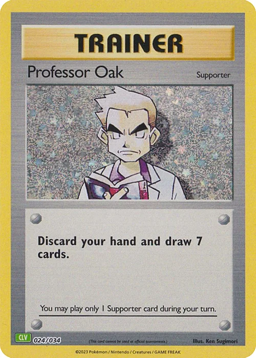 Professor Oak — Pokémon TCG Classic: Venusaur & Lugia ex Deck