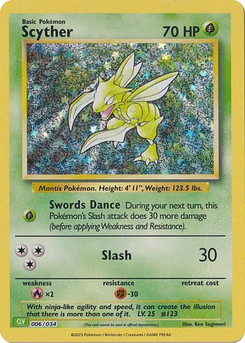 Scyther — Pokémon TCG Classic: Venusaur & Lugia ex Deck