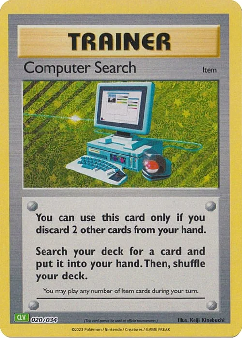 Computer Search — Pokémon TCG Classic: Venusaur & Lugia ex Deck