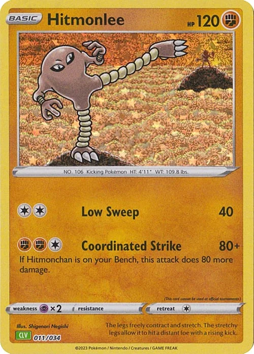 Hitmonlee — Pokémon TCG Classic: Venusaur & Lugia ex Deck