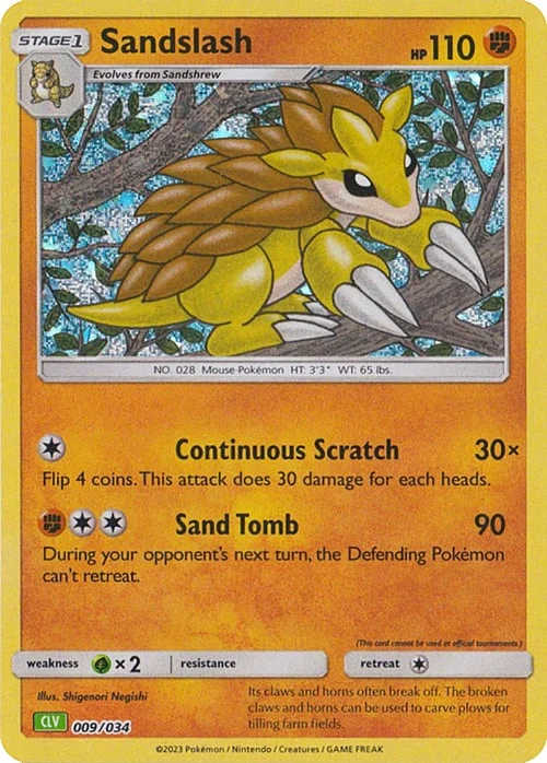Sandslash — Pokémon TCG Classic: Venusaur & Lugia ex Deck