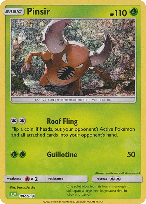 Pinsir — Pokémon TCG Classic: Venusaur & Lugia ex Deck
